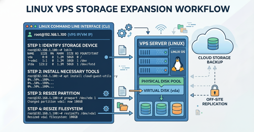 Sync Storage VPS (Linux)